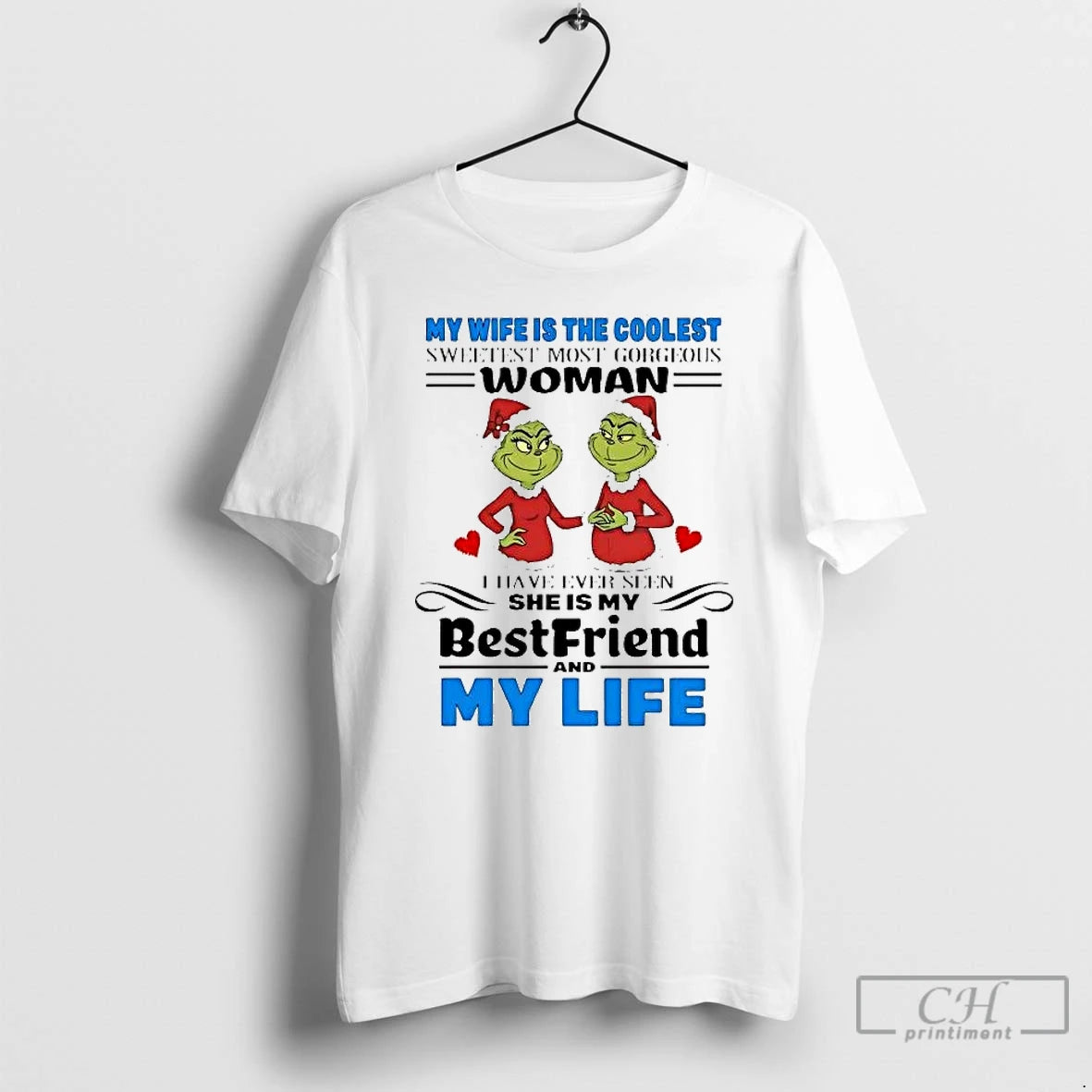 Classic Grinch My Wife Is The Coolest Sweetest Most Gorgedus Woman Christmas T Shirts Sweater Hoodie, Sweatshirt