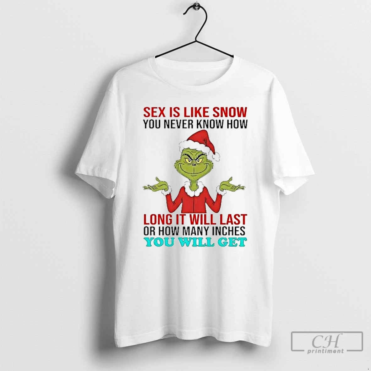 Classic Grinch Sex Is Like Snow You Never Know How Long It Will Last Christmas T-Shirts, Hoodie, Sweatshirt | PureTeeCo.com