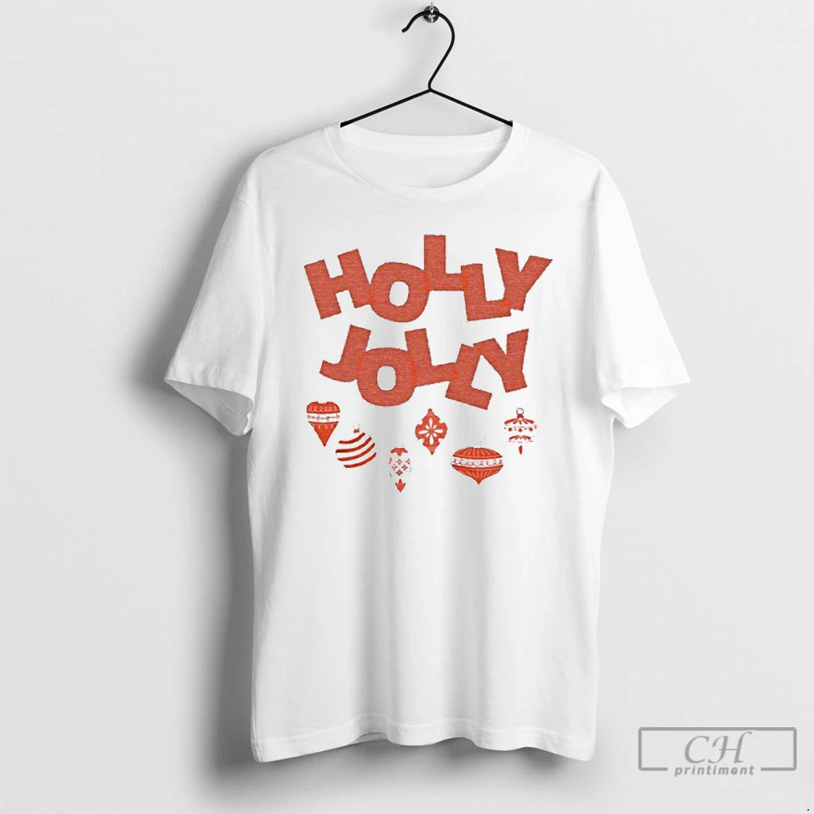 Classic Holly Jolly Ornaments Christmas T-Shirts, Hoodie, Sweatshirt | PureTeeCo.com