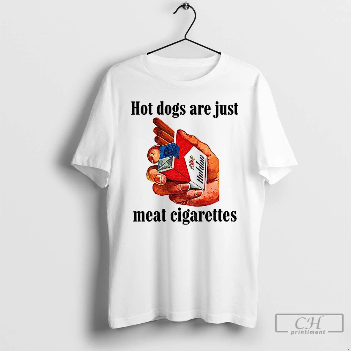 Classic Hot Dogs Are Just Meat Cigarettes Funny Meme