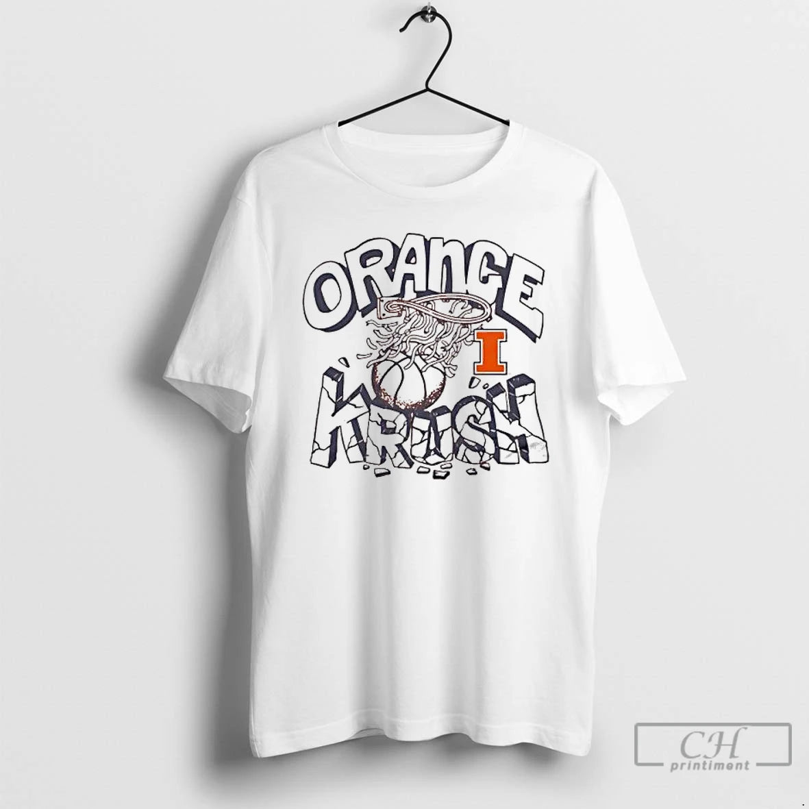Classic Illinois Fighting Illini Basketball Orange Krush T-Shirts, Hoodie, Sweatshirt | PureTeeCo.com