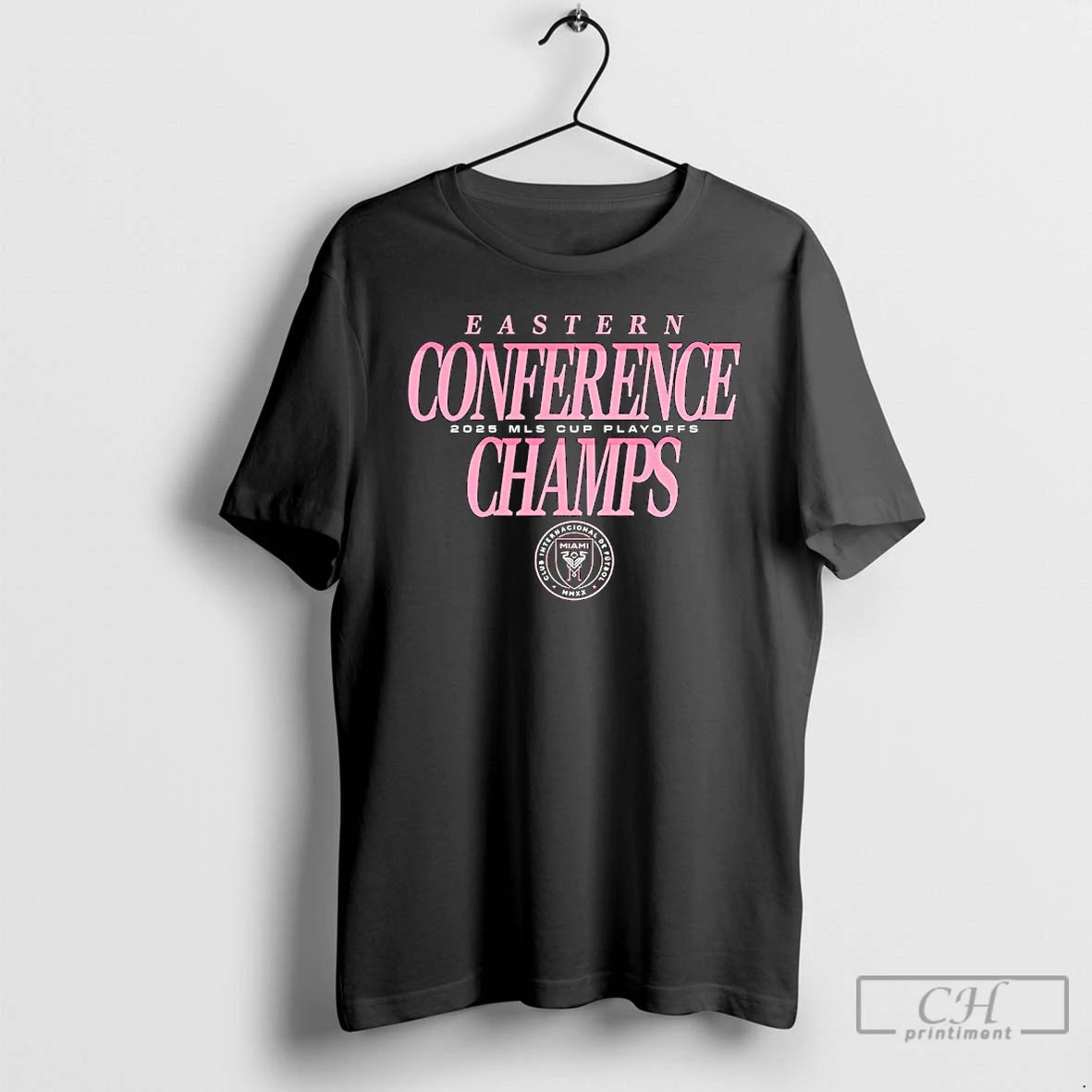 Classic Inter Miami 2025 Mls Eastern Conference Champions Graphic T-Shirts, Hoodie, Sweatshirt | PureTeeCo.com