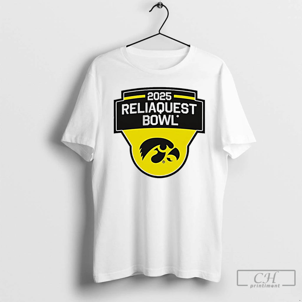 Classic Iowa Hawkeyes 2025 Reliaquest Bowl Logo T-Shirts, Hoodie, Sweatshirt | PureTeeCo.com