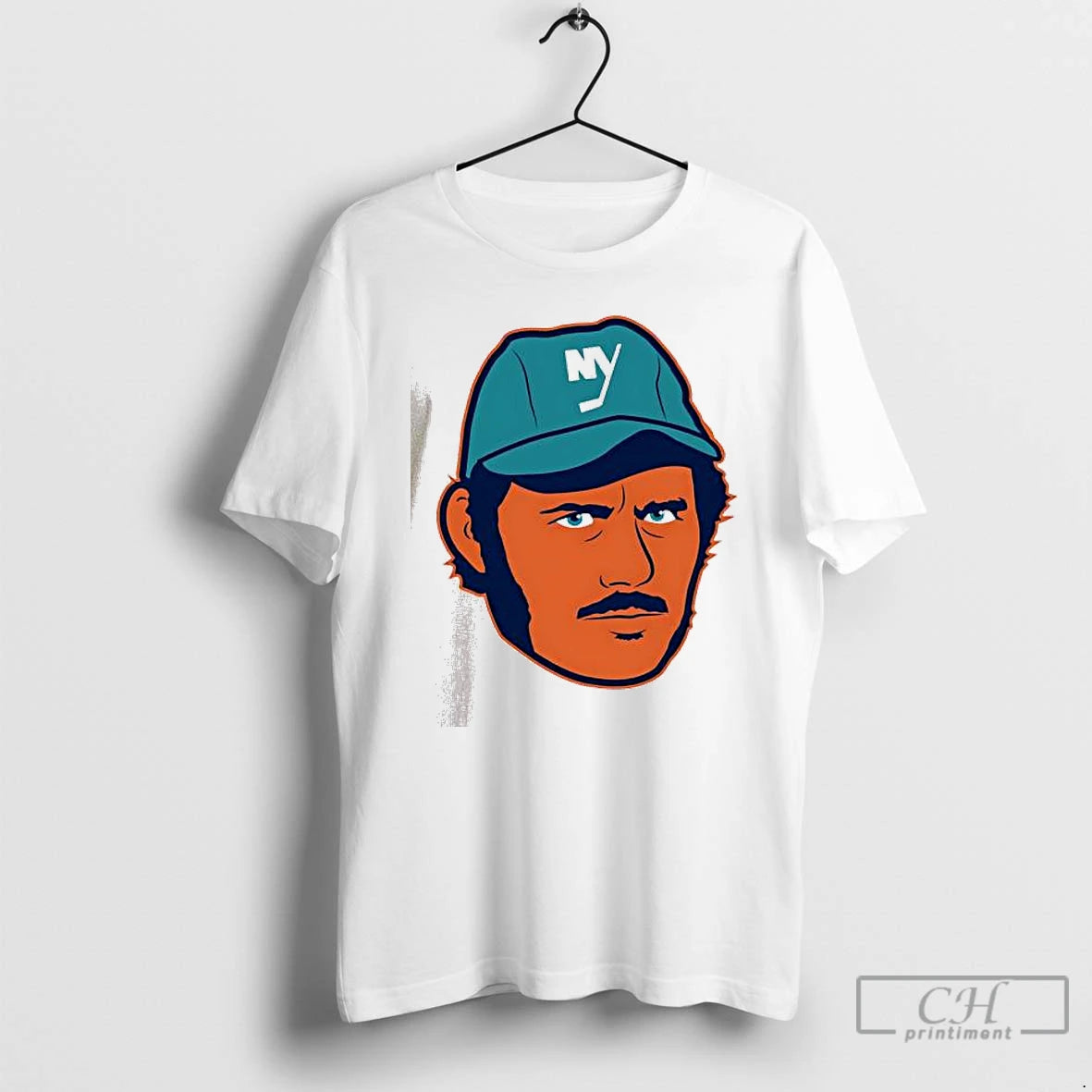 Classic Islanders Fisherman Big Head Hockey T-Shirts, Hoodie, Sweatshirt | PureTeeCo.com