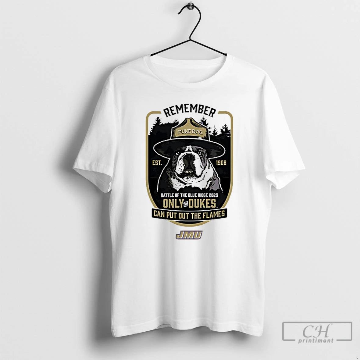 Classic Jmu Dukes Smokey The Duke Dog Battle Of The Blue Ridge 2025 Only The T-Shirts, Hoodie, Sweatshirt | PureTeeCo.com