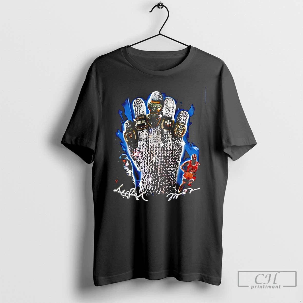 Classic Jackson And Michael Jordan Chicago Bulls Rings Diamond Glove Signature