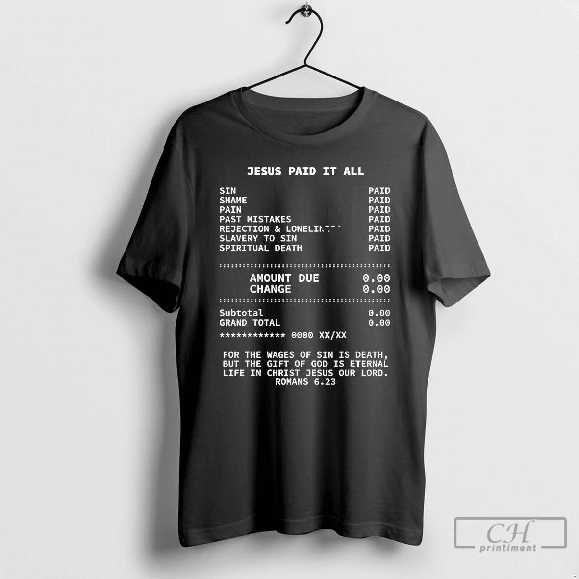 Classic Jesus Paid It All T-Shirts, Hoodie, Sweatshirt | PureTeeCo.com