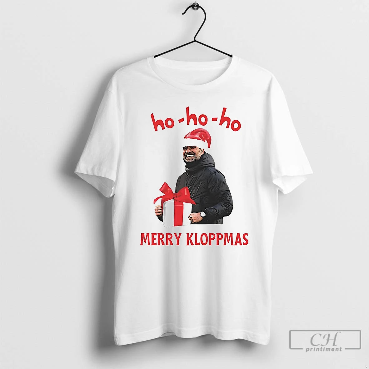 Classic Jurgen Klopp Ho Ho Ho Merry Kloppmas Christmas T-Shirts, Hoodie, Sweatshirt | PureTeeCo.com