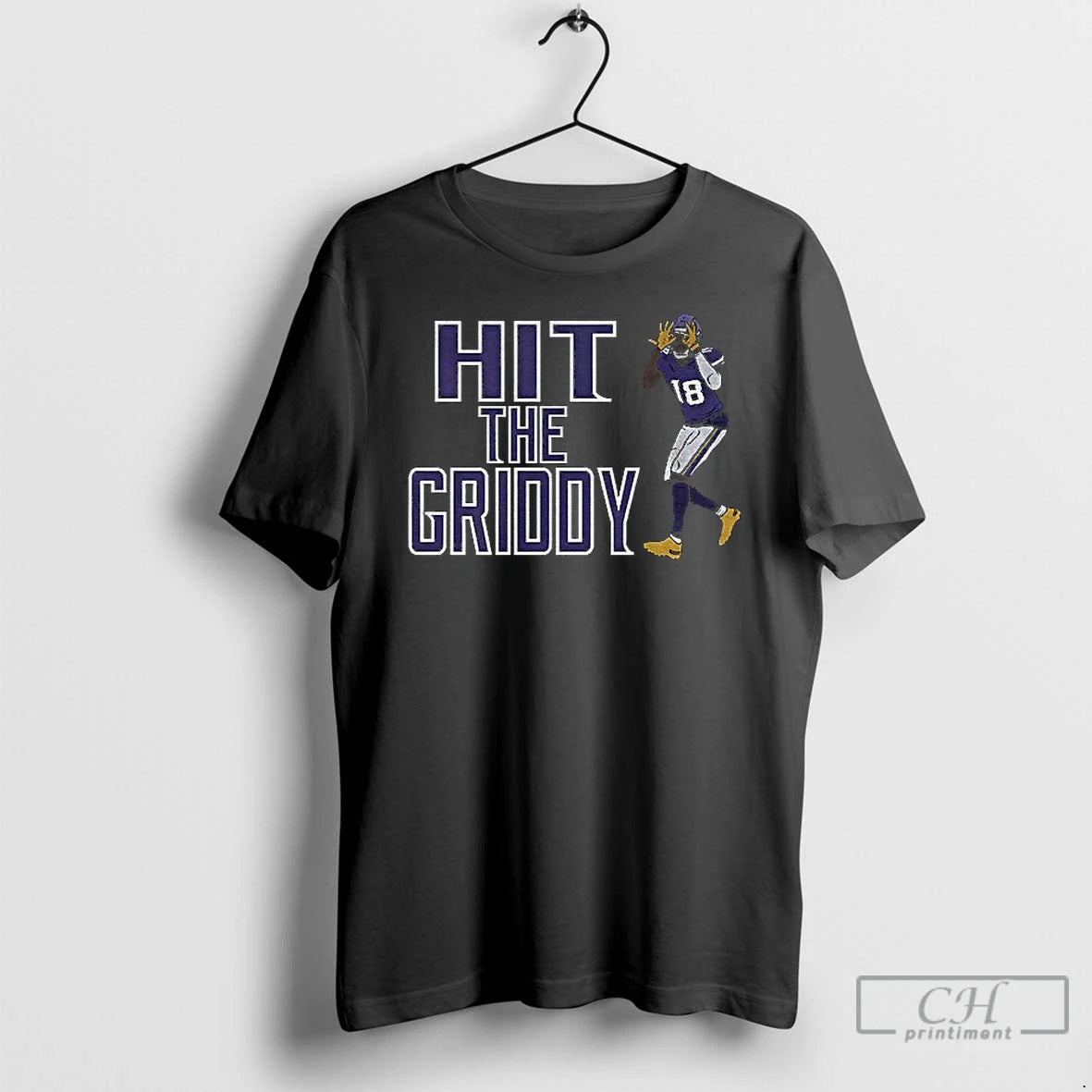 Classic Justin Jefferson Minnesota Vikings Hit The Griddy Football T-Shirts, Hoodie, Sweatshirt | PureTeeCo.com