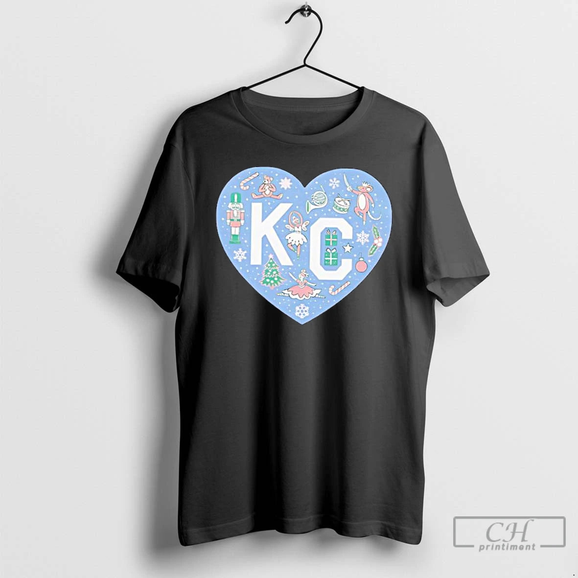 Classic Kc Ballet Nutcracker Heart T-Shirts, Hoodie, Sweatshirt | PureTeeCo.com