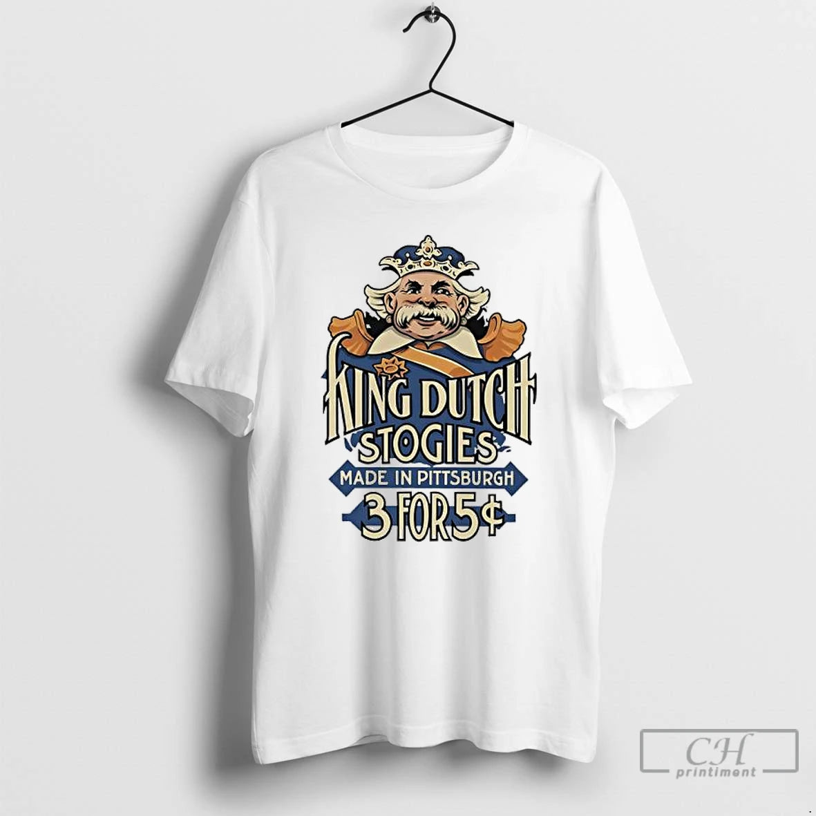 Classic King Dutch Stogies Made Om Pittsburgh 3 For 5 T-Shirts, Hoodie, Sweatshirt | PureTeeCo.com