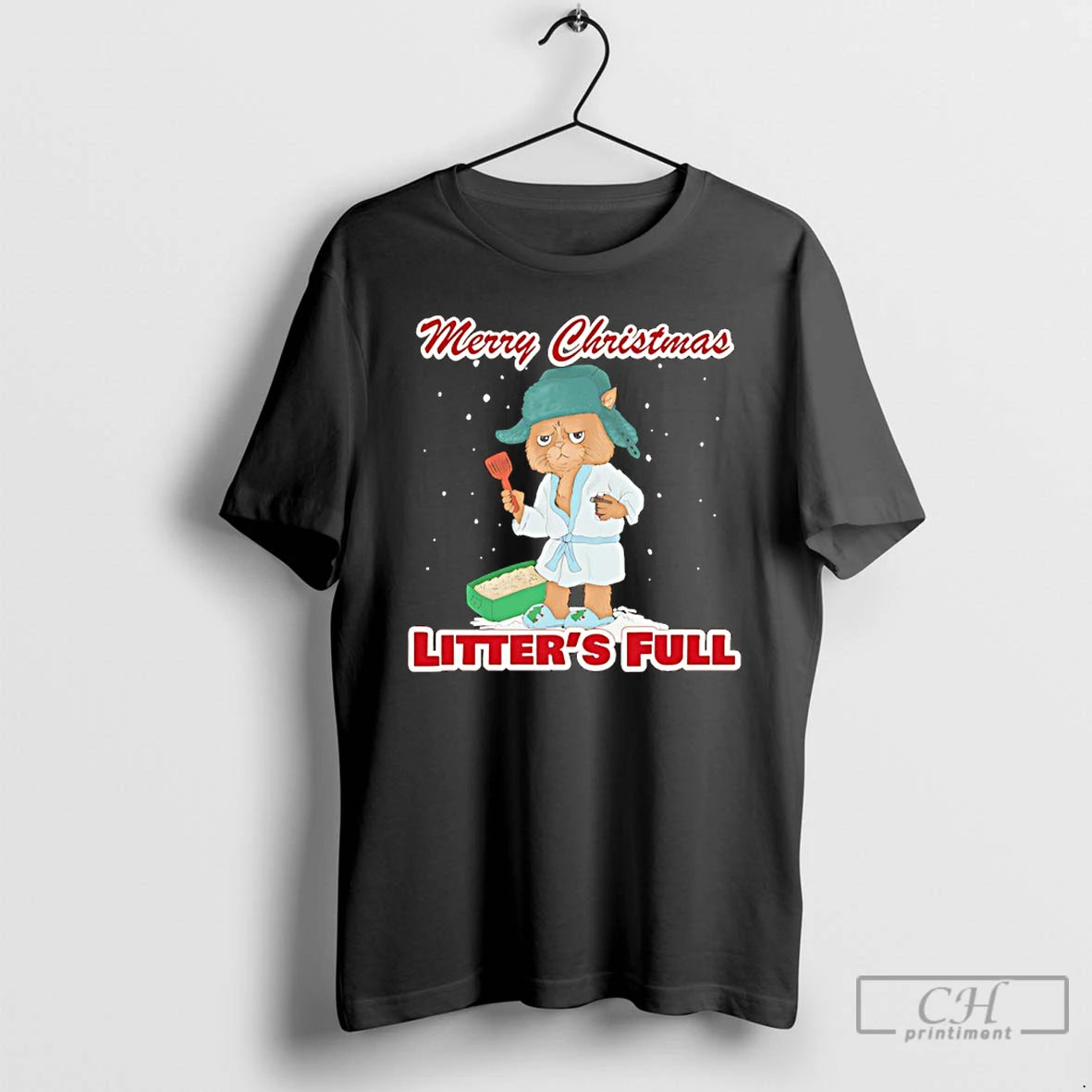Classic Litters Full Merry Christmas Cat T-Shirts, Hoodie, Sweatshirt | PureTeeCo.com