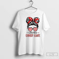 Classic Little Miss Candy Cane Messy Bun Girl Christmas Holiday T-Shirts, Hoodie, Sweatshirt | PureTeeCo.com