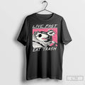 Classic Live Fast Eat Trash Opossum Raccoon T-Shirts, Hoodie, Sweatshirt | PureTeeCo.com