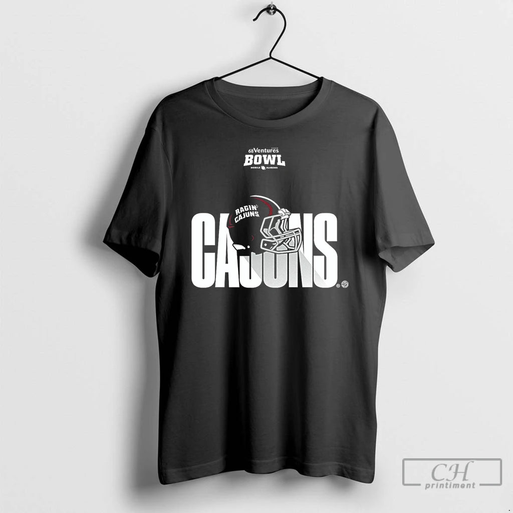 Classic Louisiana Ragin Cajuns 2025 68 Ventures Bowl Helmet T-Shirts, Hoodie, Sweatshirt | PureTeeCo.com