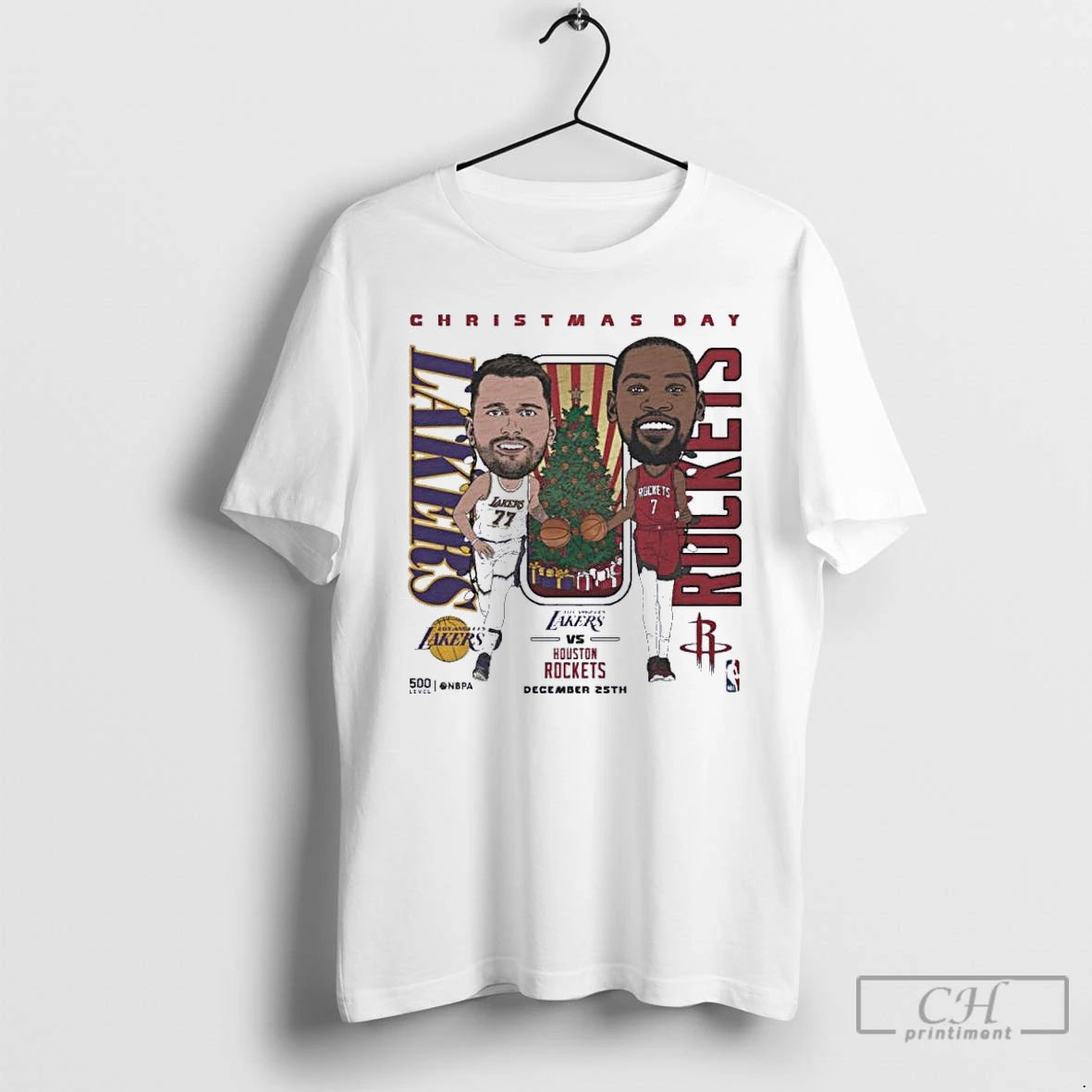 Classic Luka Doncic Vs Kevin Durant 2025 Nba Christmas Day Match Up T Shirts Sweater Hoodie, Sweatshirt | PureTeeCo.com