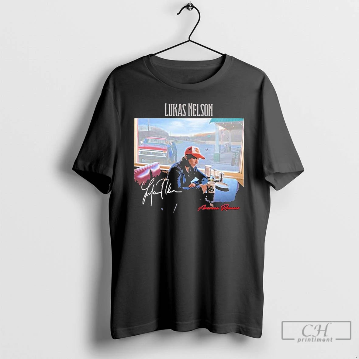 Classic Lukas Nelson American Romance Vinyl T-Shirts, Hoodie, Sweatshirt | PureTeeCo.com