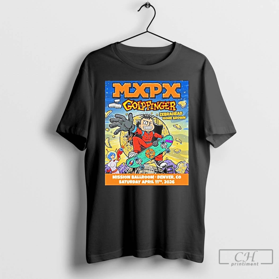 Classic Mxpx Goldfinger Mission Ballroom Apr 11 2026 In Denver Co T-Shirts, Hoodie, Sweatshirt | PureTeeCo.com