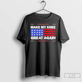 Classic Make My Knee Great Again American Flag Injury Healing Joke T-Shirts, Hoodie, Sweatshirt | PureTeeCo.com