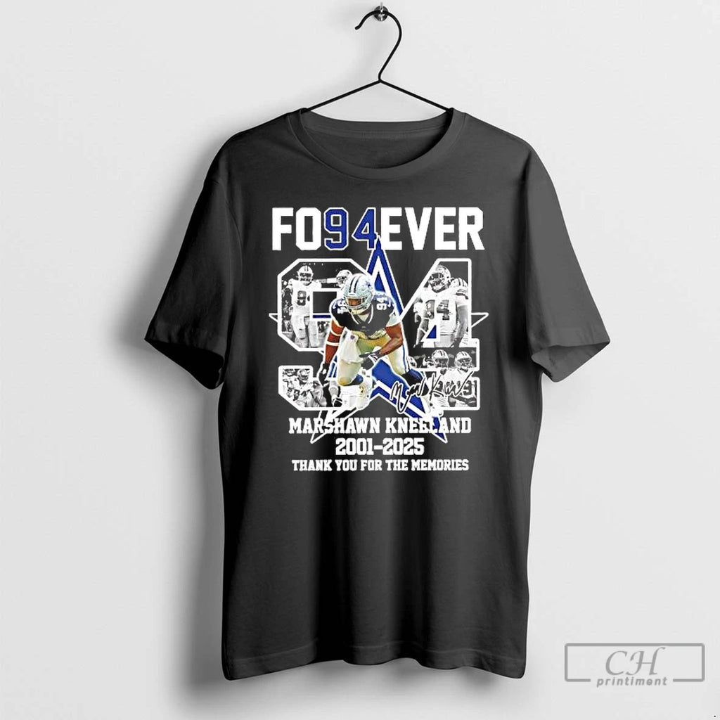 Classic Marshawn Kneeland 94 Forever 2001 2025 Thank You For The Memories T Shirts Sweater Hoodie, Sweatshirt | PureTeeCo.com