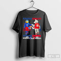 Classic Mascots Kansas Jayhawks On Saturdays X Kansas City Chiefs On Sundays Skyline T Shirts Hoodie, Sweatshirt