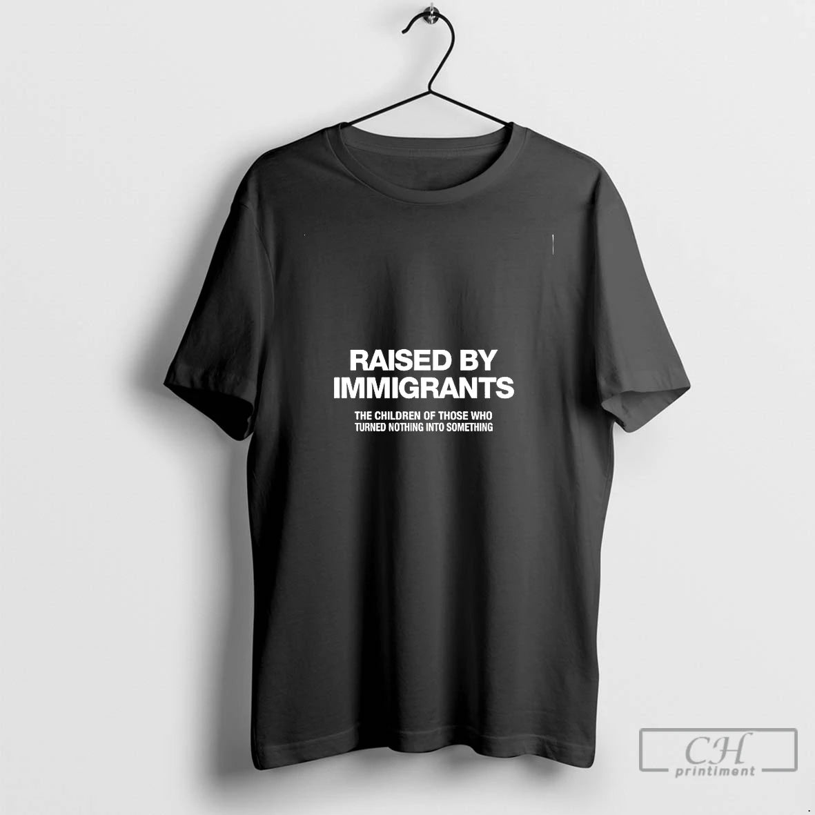 Classic Melissa Ortiz Wearing Raised By Immigrants Turned Nothing Into Something T-Shirts, Hoodie, Sweatshirt | PureTeeCo.com