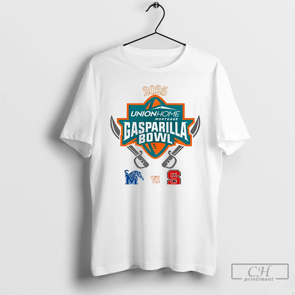 Classic Memphis Tigers Vs Nc State Wolfpack 2025 Gasparilla Bowl T-Shirts, Hoodie, Sweatshirt | PureTeeCo.com