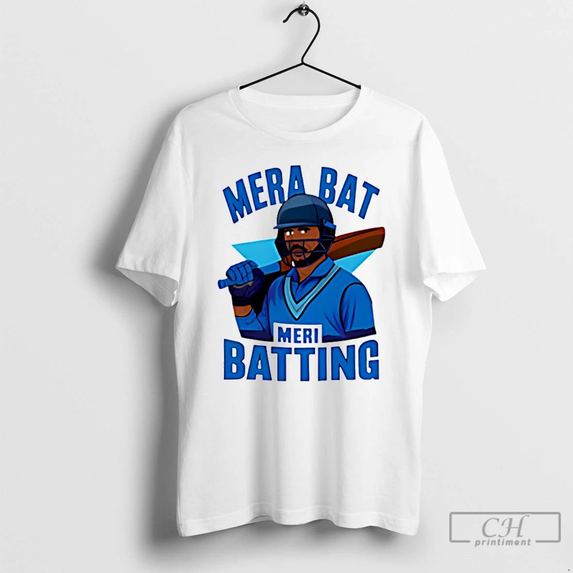 Classic Mera Bat Meri Batting Hindi Phrase In India For Cricket T-Shirts, Hoodie, Sweatshirt | PureTeeCo.com