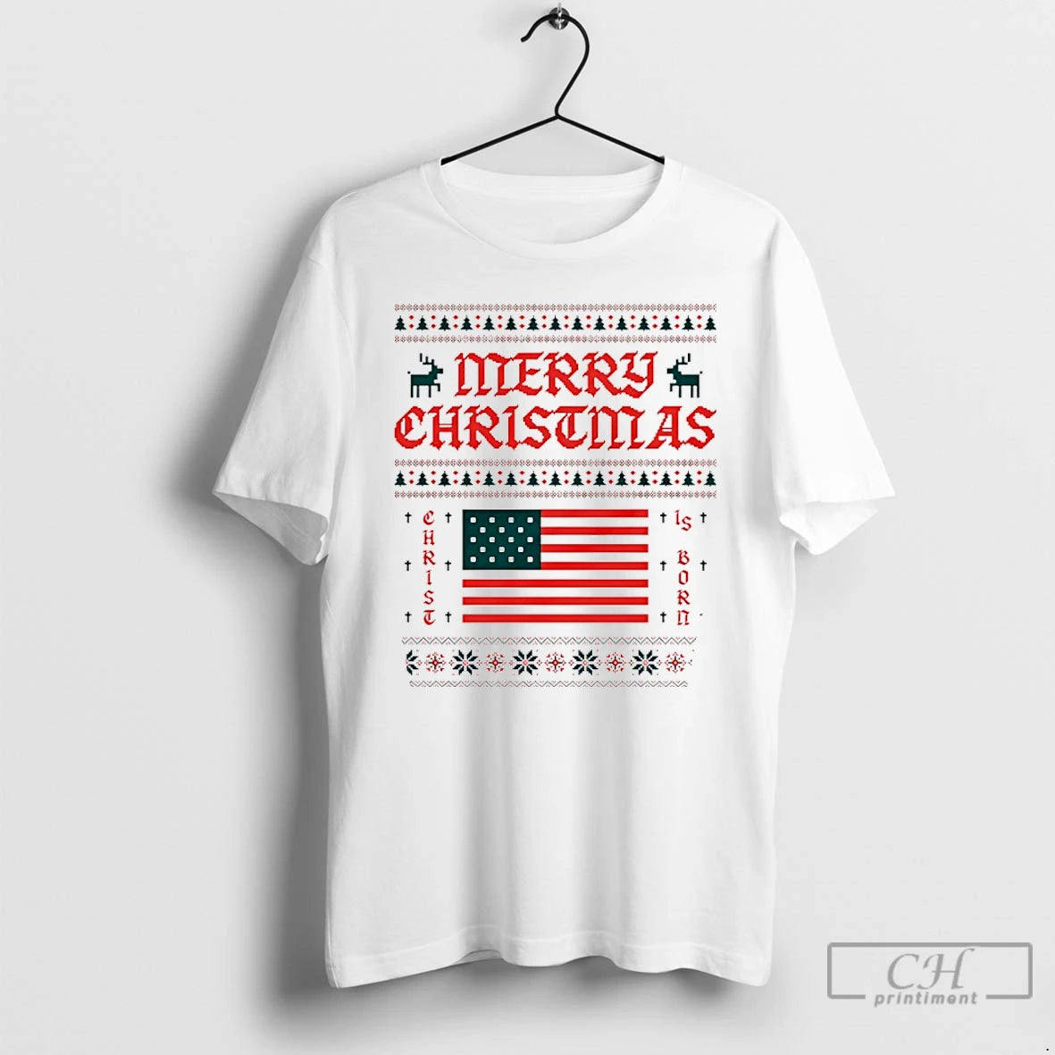 Classic Merry Christmas 2025 Usa Flag T-Shirts, Hoodie, Sweatshirt | PureTeeCo.com