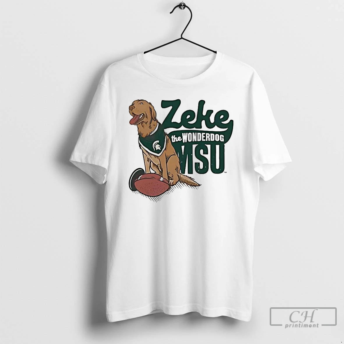 Classic Michigan State Spartans Zeke The Wonderdog Msu Mascot T-Shirts, Hoodie, Sweatshirt | PureTeeCo.com