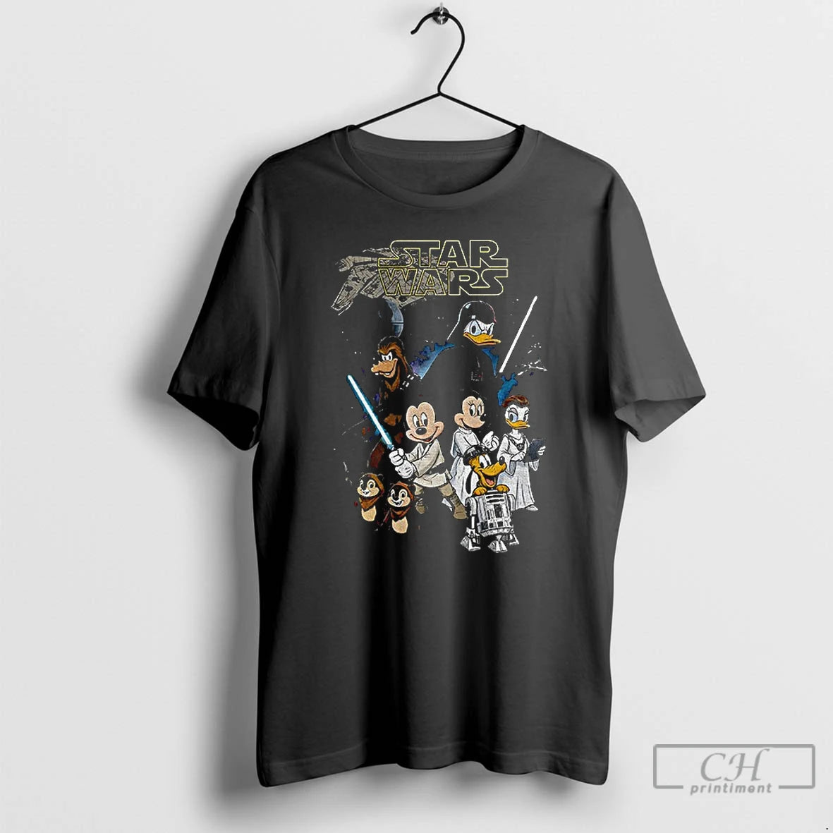 Classic Mickey And Friends Disney Star Wars Sci Fi Cartoon