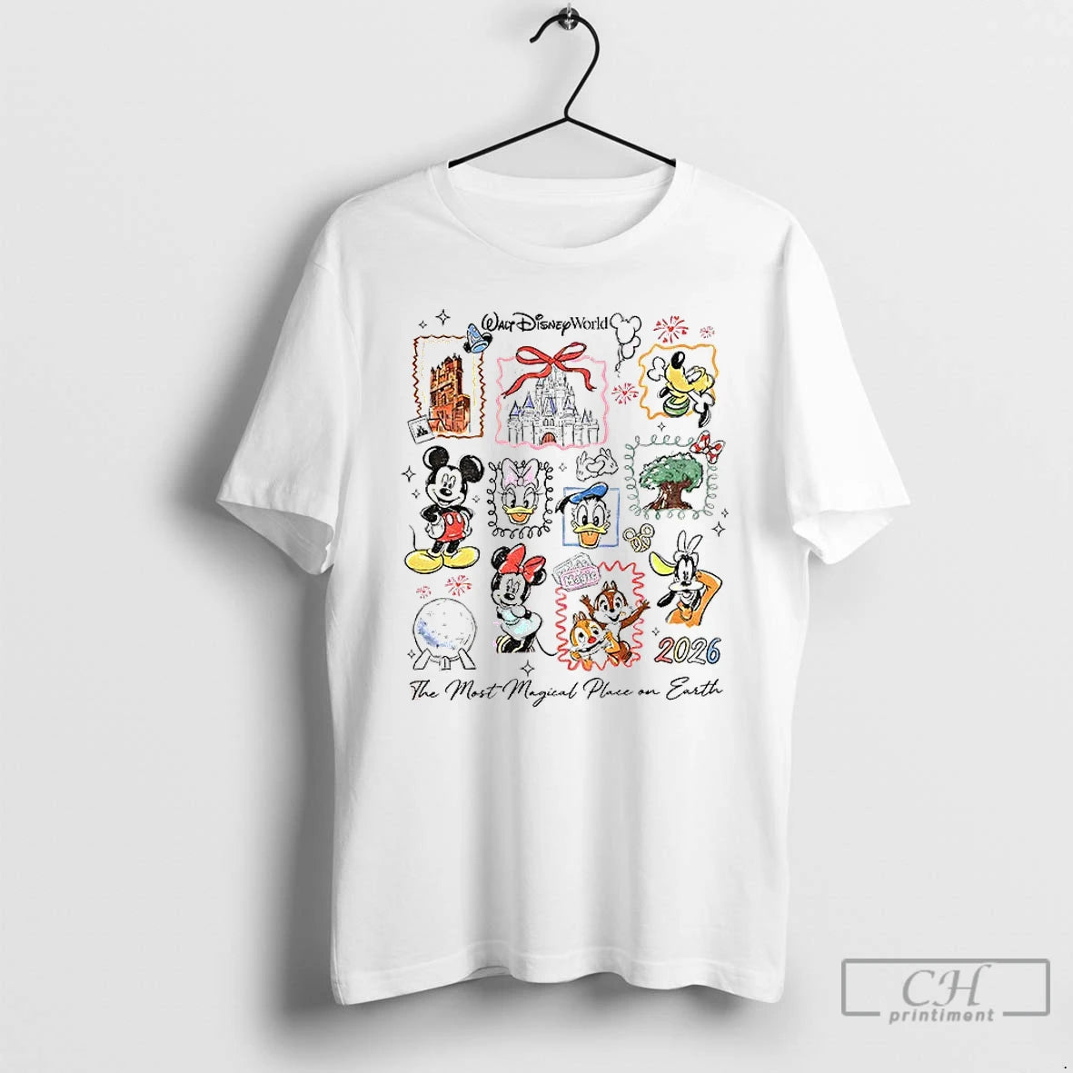 Classic Mickey And Friends Disneyworld The Most Magical Place On Earth