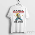 Classic Minion Let Me Check My Giveashitometer Nope Nothing T-Shirts, Hoodie, Sweatshirt | PureTeeCo.com