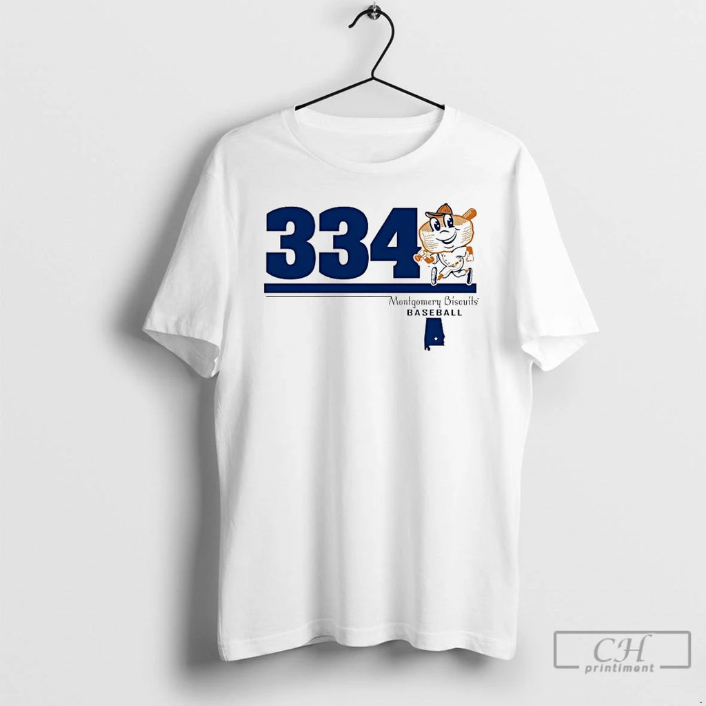 Classic Montgomery Biscuits Baseball 334 T-Shirts, Hoodie, Sweatshirt | PureTeeCo.com