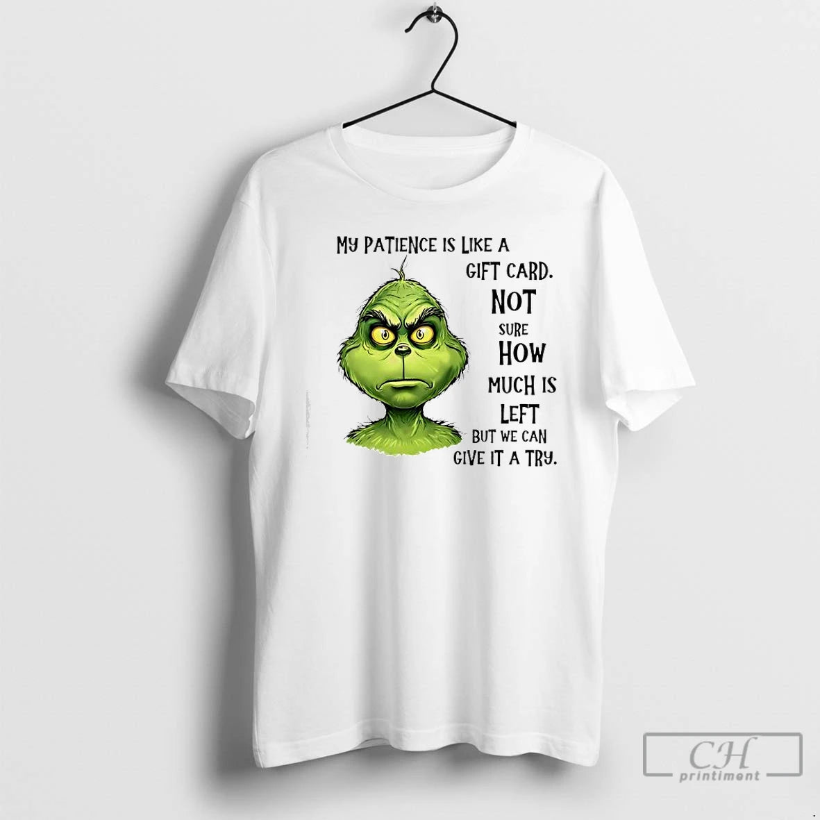 Classic My Patience Is Like A Gift Card Not Sure How Much Is Left But T-Shirts, Hoodie, Sweatshirt | PureTeeCo.com