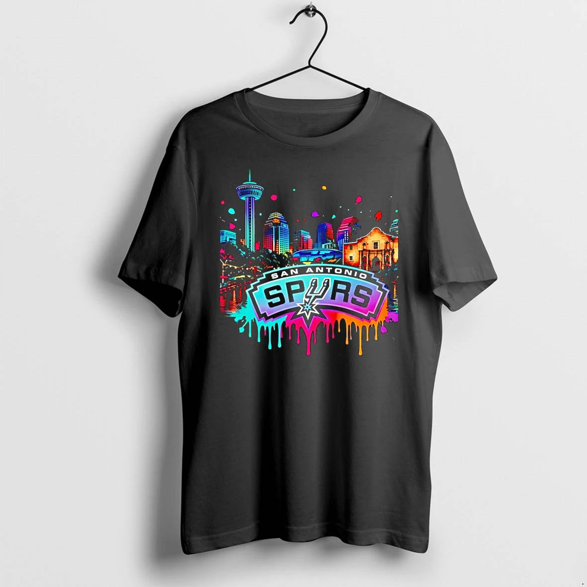 Classic Neon City Skyline San Antonio Spurs Basketball Nba Team 2026 Shirts Sweater