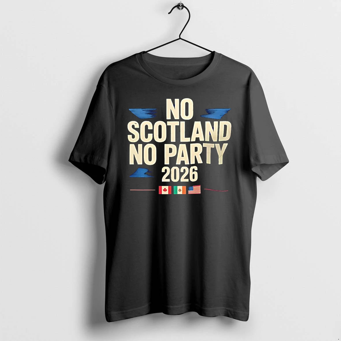 Classic No Scotland No Party 2026 Scotland Football Flag Shirts Sweater