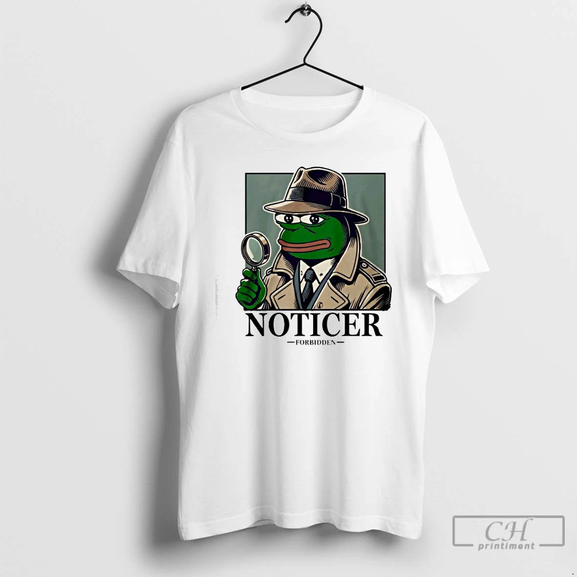 Classic Noticer Pepe Forbidden Frog T-Shirts, Hoodie, Sweatshirt | PureTeeCo.com