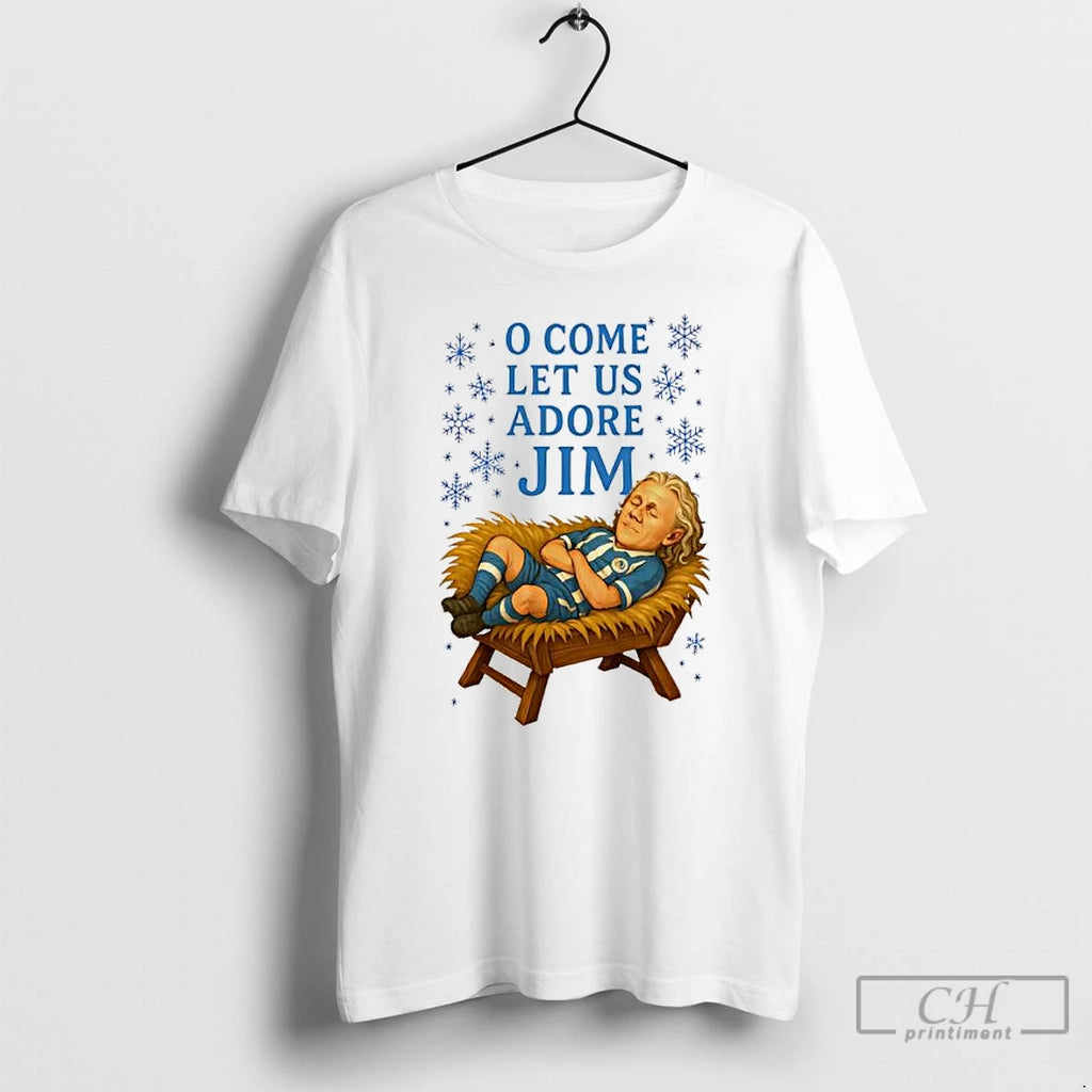 Classic O Come Let Us Adore Jim Wigan Christmas T-Shirts, Hoodie, Sweatshirt | PureTeeCo.com