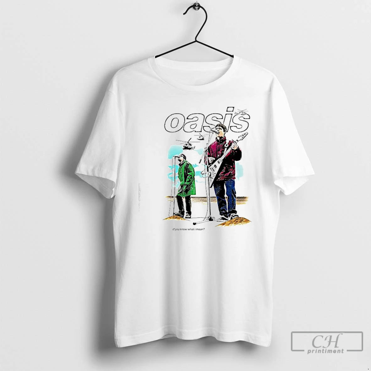 Classic Oasis Dyou Know What I Mean Graphic T-Shirts, Hoodie, Sweatshirt | PureTeeCo.com