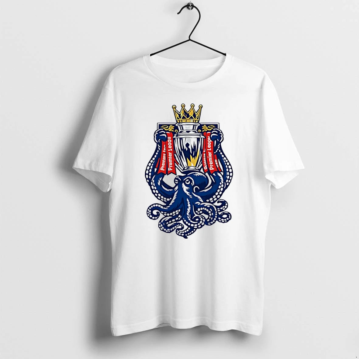 Classic Octopus Holding Trophy Arsenal Premier League 2026 Shirts Sweater