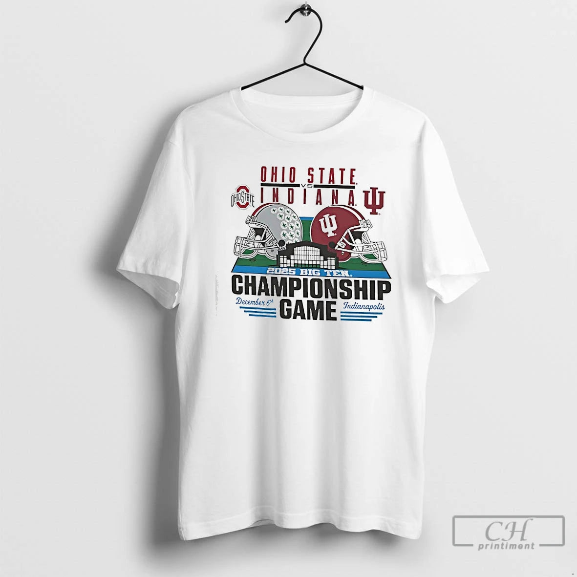Classic Ohio State Vs Indiana 2025 Big Ten Championship Game T-Shirts, Hoodie, Sweatshirt | PureTeeCo.com