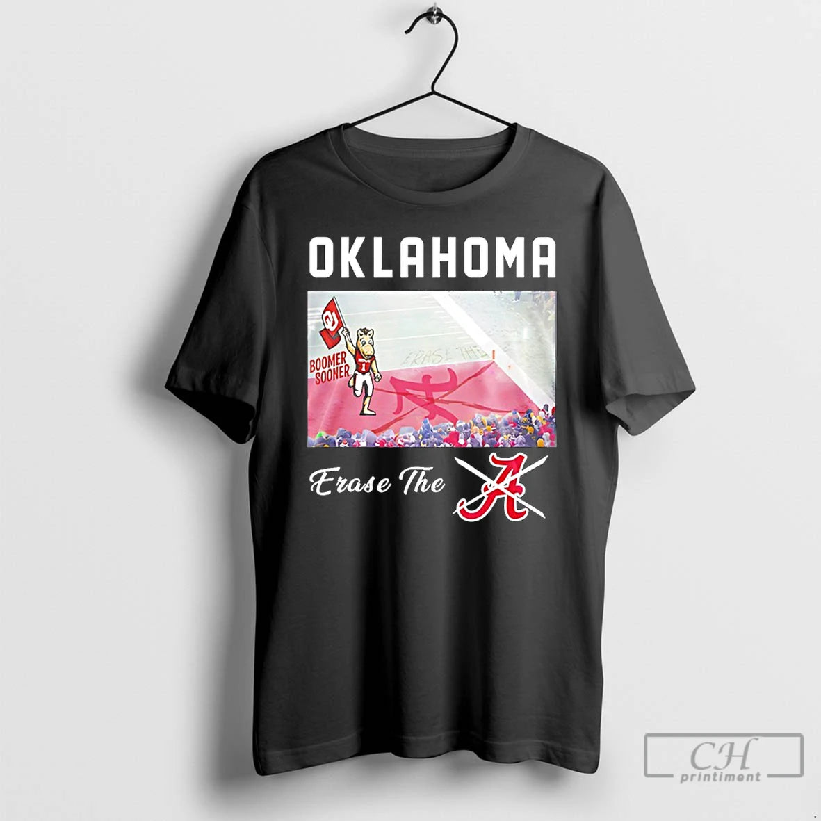 Classic Oklahoma Sooners Erase The Not A Alabama T-Shirts, Hoodie, Sweatshirt | PureTeeCo.com