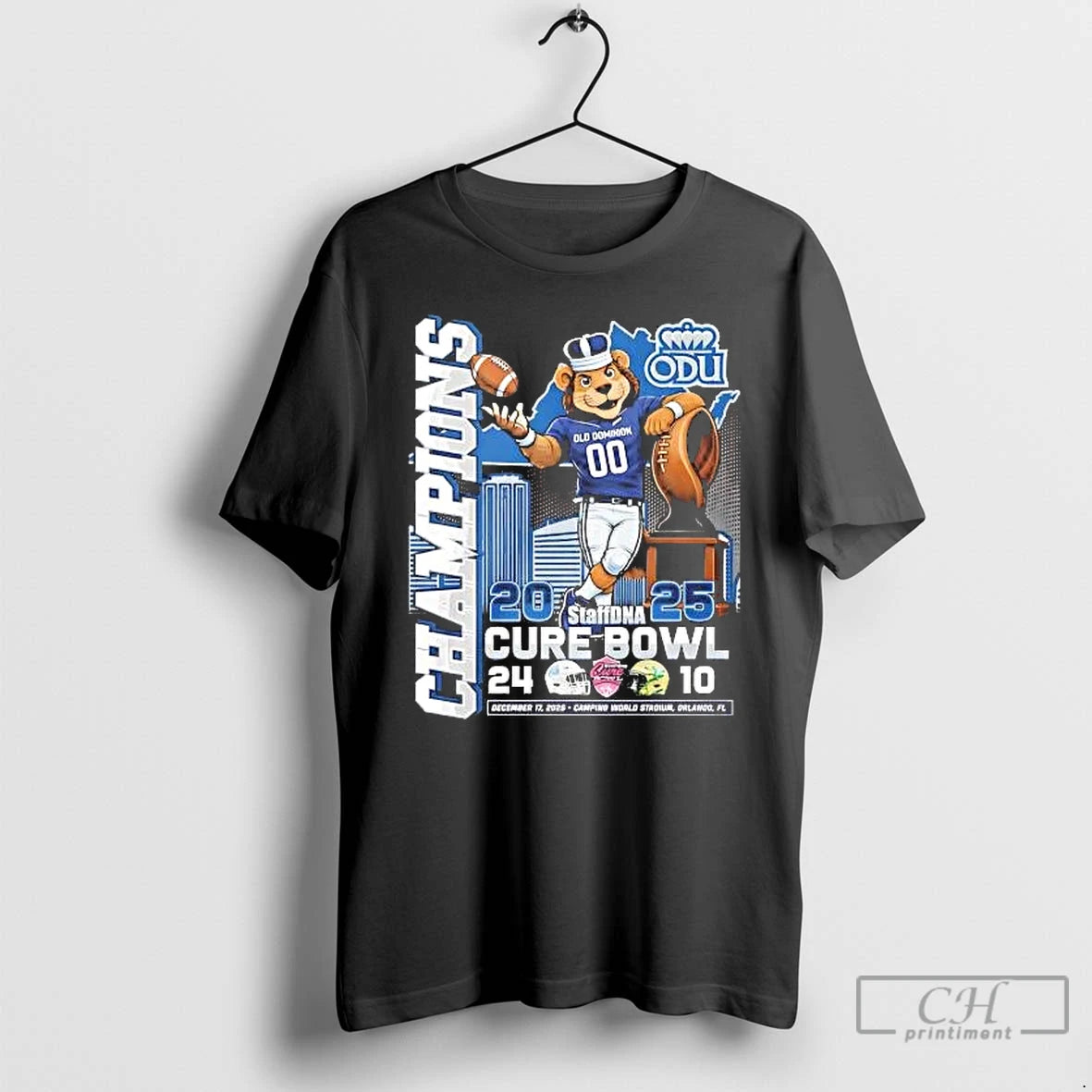 Classic Old Dominion Monarchs 025 Staffdna Cure Bowl Champions T-Shirts, Hoodie, Sweatshirt | PureTeeCo.com