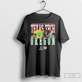 Classic Oregon Vs Texas Tech 2026 Capital One Orange Bowl Helmet Matchup T Shirts Sweater Hoodie, Sweatshirt | PureTeeCo.com