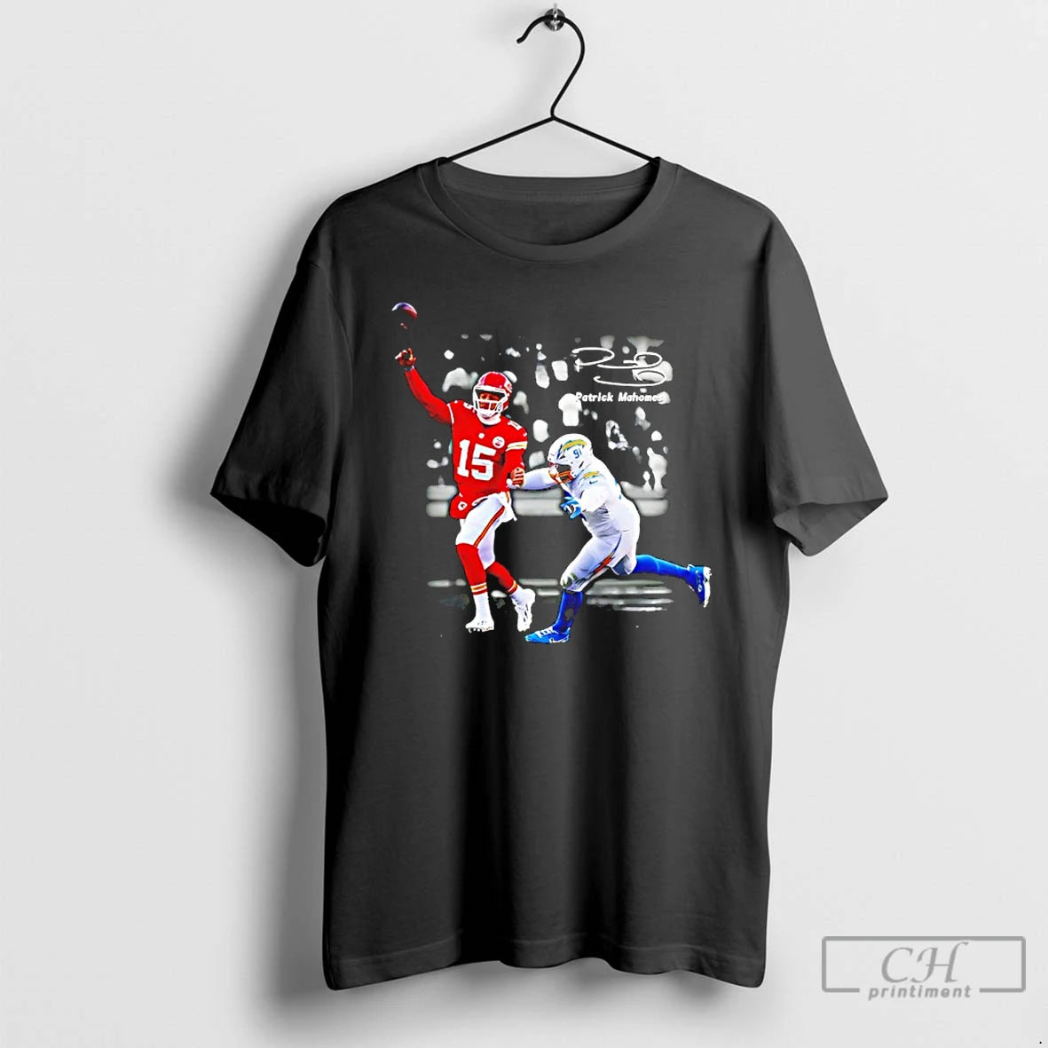 Classic Patrick Mahomes Kc Chiefs Vs La Chargers Viral T-Shirts, Hoodie, Sweatshirt | PureTeeCo.com