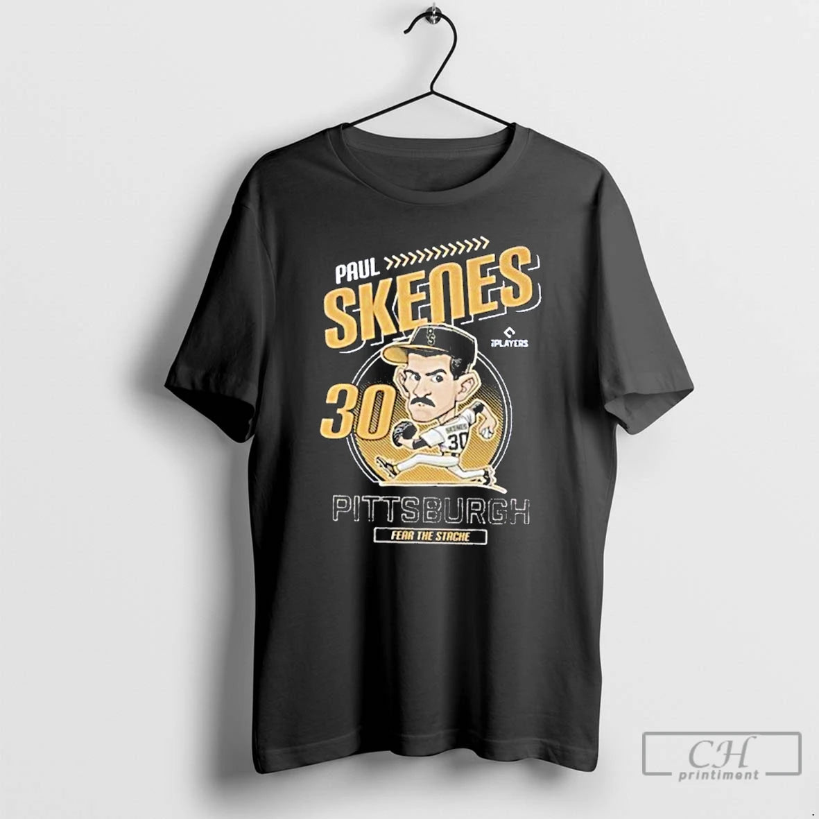 Classic Paul Skenes Fear The Stache Pittsburgh Pirates Mlb Caricature T-Shirts, Hoodie, Sweatshirt | PureTeeCo.com