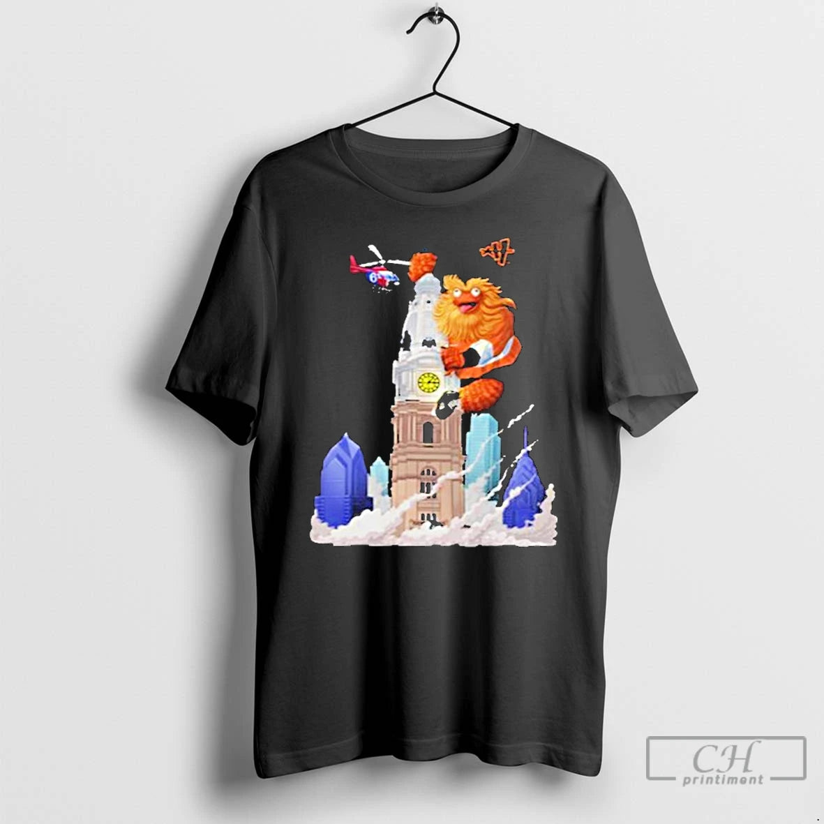 Classic Philadelphia Flyers Mascot Grit Kong T-Shirts, Hoodie, Sweatshirt | PureTeeCo.com
