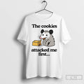 Classic Possum The Cookies Attacked Me First Funny T-Shirts, Hoodie, Sweatshirt | PureTeeCo.com