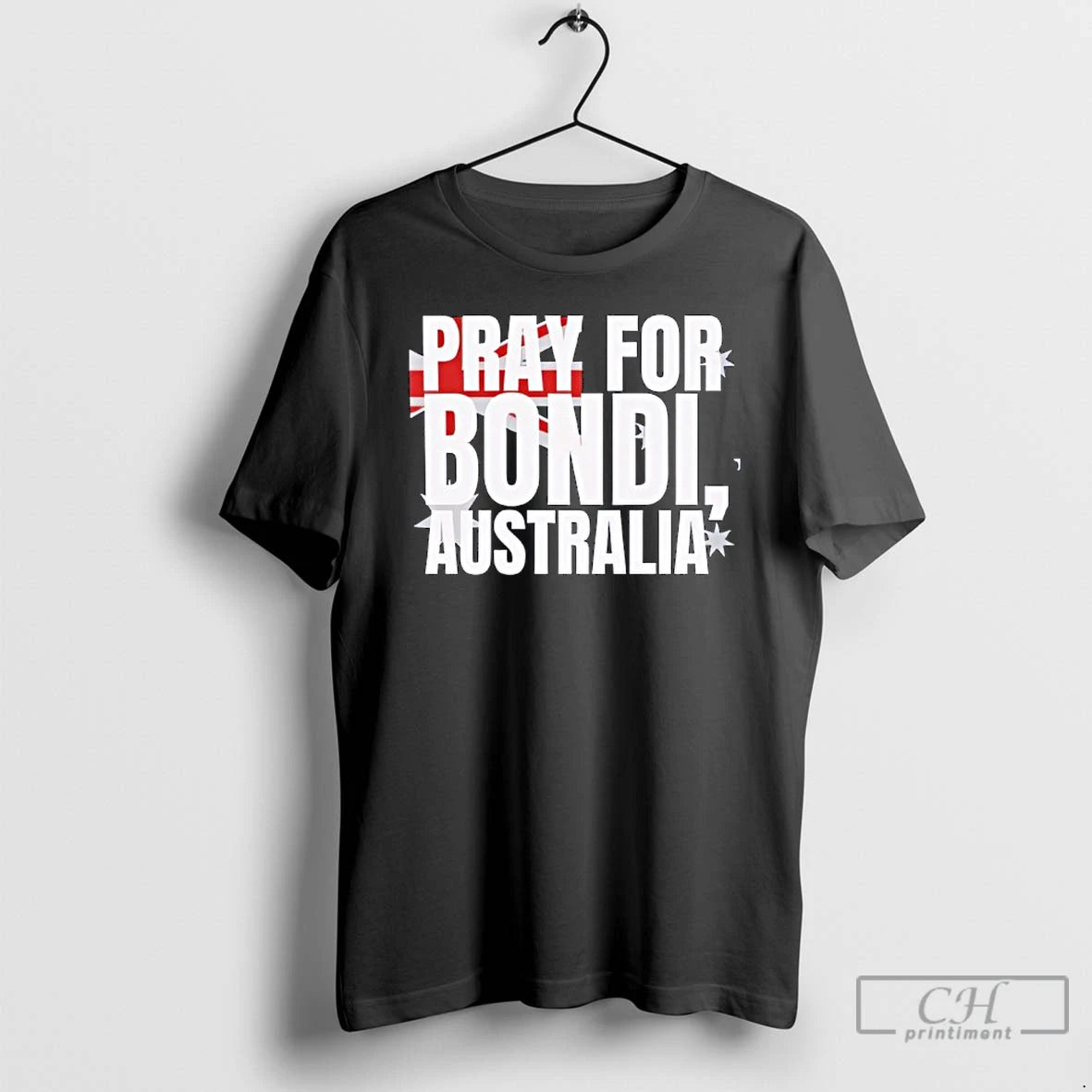 Classic Pray For Bondi Australia Pray For Australia T-Shirts, Hoodie, Sweatshirt | PureTeeCo.com